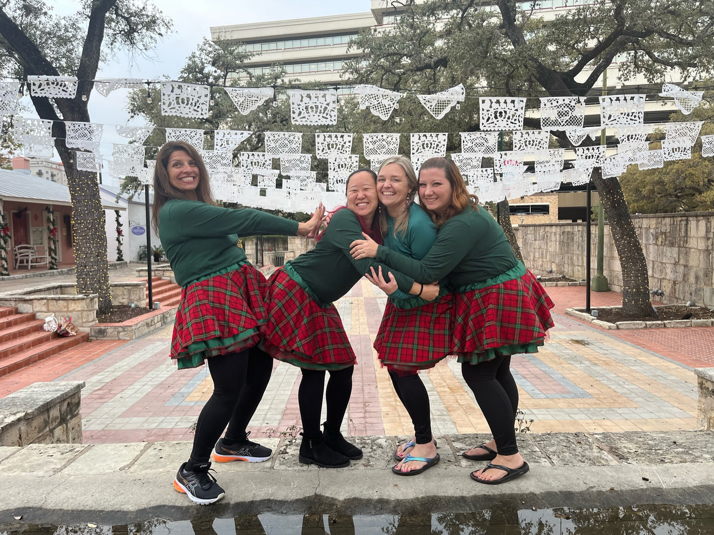 Christmas Plaid Skirt