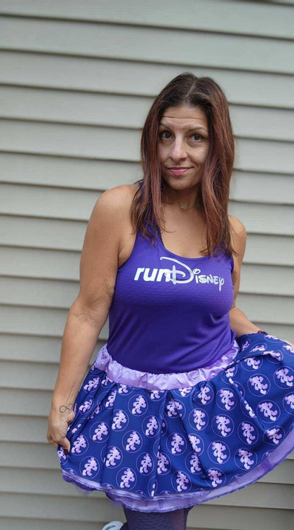 Purple Run with the Mouse Skirt