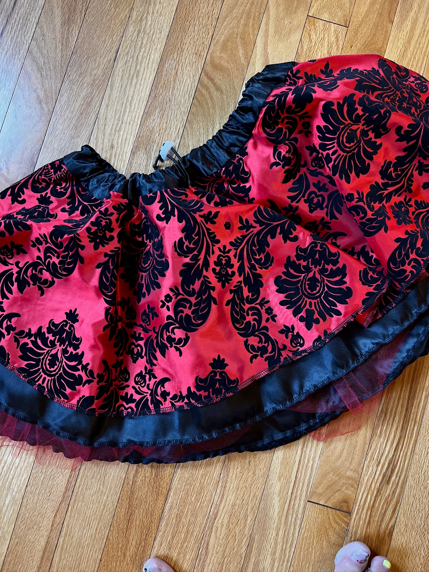 Dark and Sinister Brocade Skirt