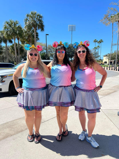 It’s My Birthday and I’ll wear pink and blue if I Want to Skirt