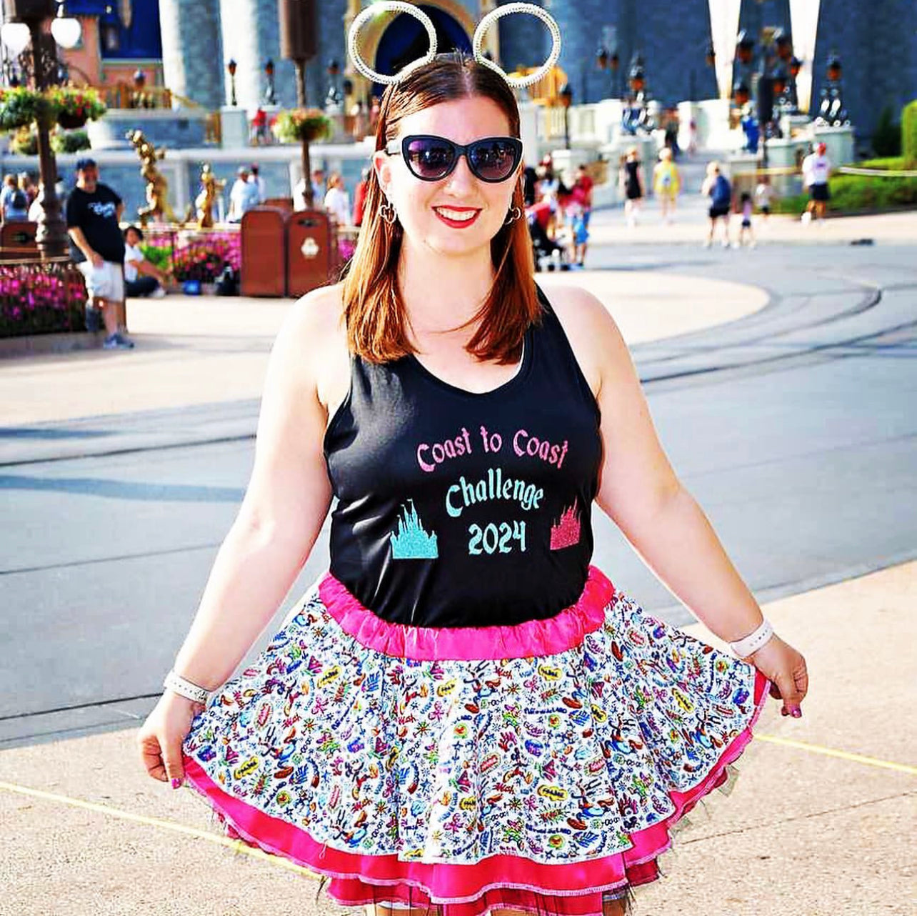 Running to Disneyland Skirt