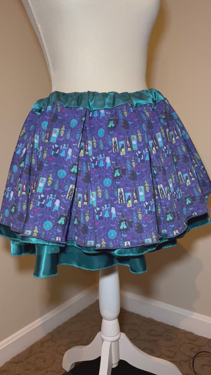 I Like My Mansions Haunted Skirt