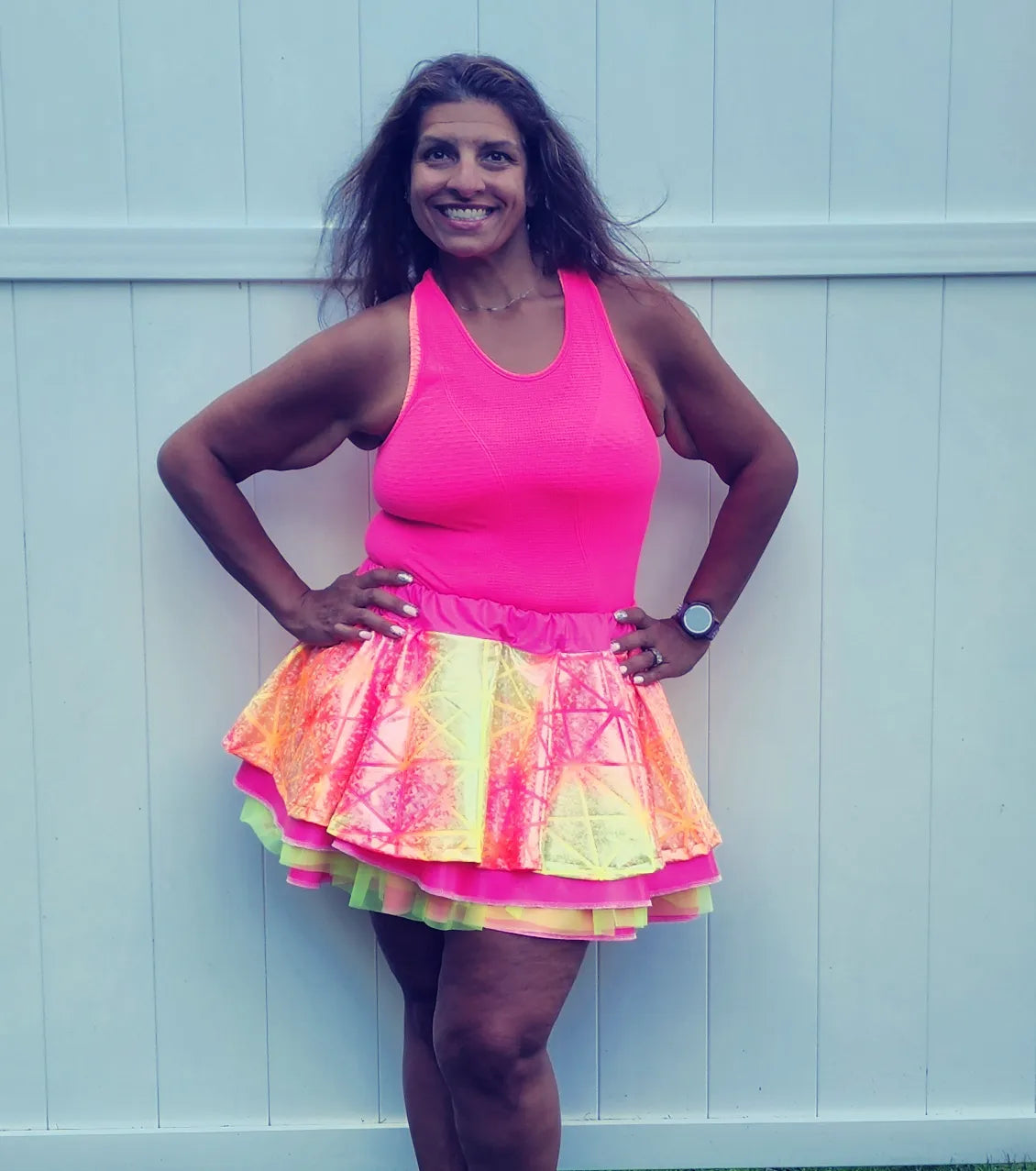 DayGlo Spaceship Skirt