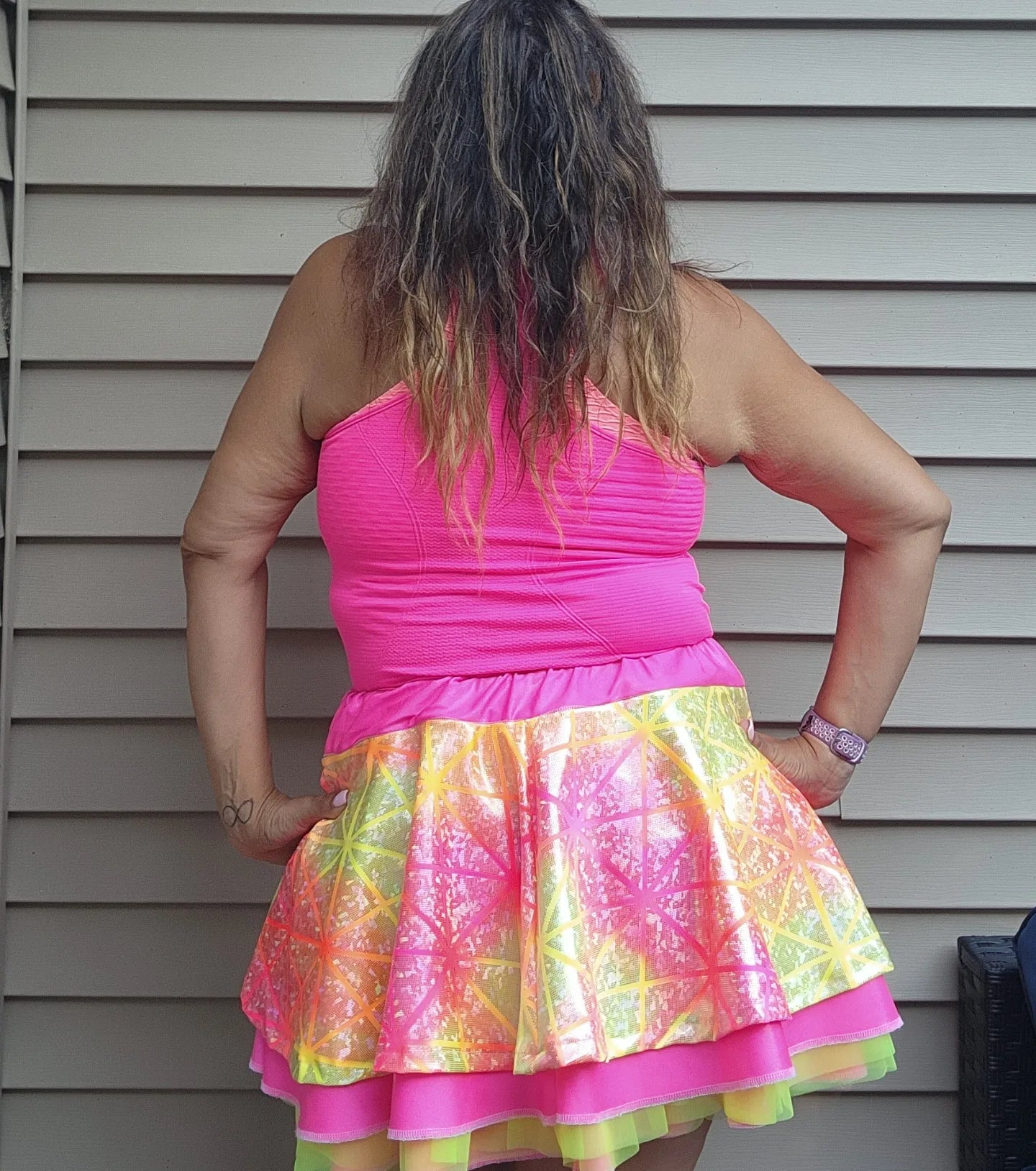 DayGlo Spaceship Skirt